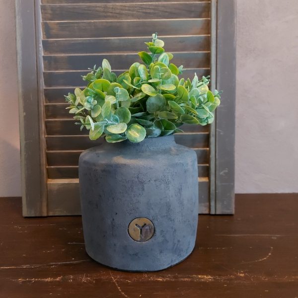 Brynxz - Bloempot Basic A - Stone Black - D.16 H.16cm - Afbeelding 2
