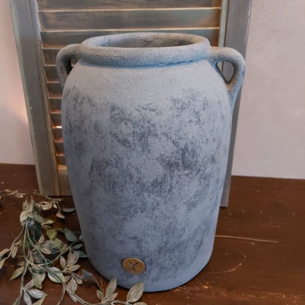 Kruik van aardewerk in een matte donkergrijze kleur, van het merk Brynxz uit de serie Stone Black.