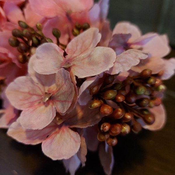 Pluim hortensia kunstbloem in een oud roze kleur van het merk Sylxz van Brynxz.