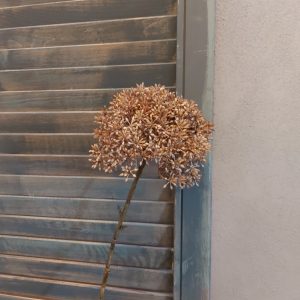 Leverkruid kunstbloem in een bruine kleur, van het merk Countryfield.