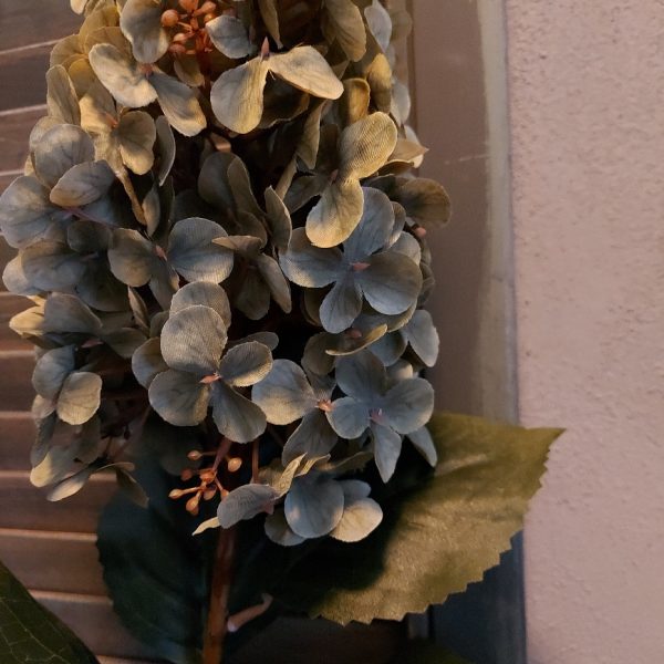 Pluim hortensia kunstbloem in een vaal groene kleur van het merk Sylxz van Brynxz.
