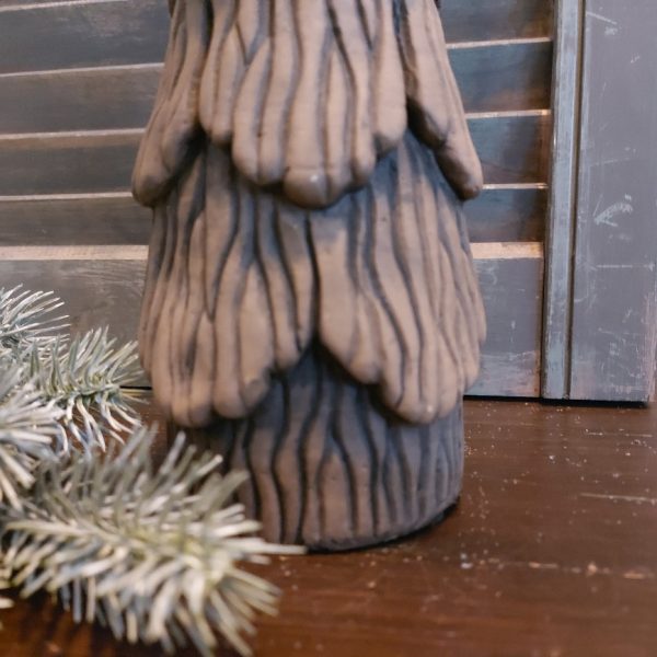 Kerstboom van aardewerk in een warm bruine gemêleerde kleur, van het merk Brynxz uit de serie Majestic Brown.