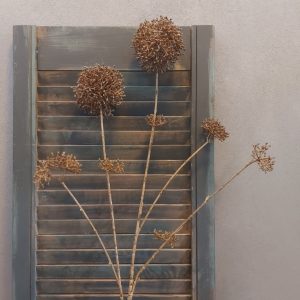 Leverkruid kunstbloem met bruine bloemen, van het merk Countryfield.