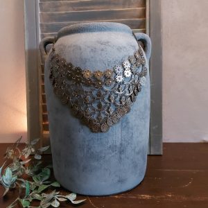 Ketting voor om een kruik van metaal, kruikketting