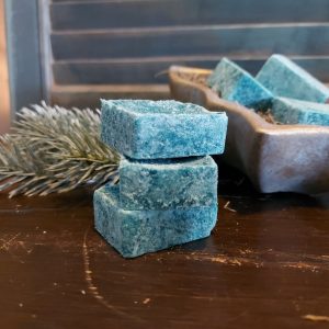 Amberblokje met de frisse geur van dennenbomen.