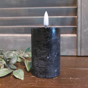 LED stompkaars met timer in van 5 cm doorsnede in een zwarte kleur, van het merk Countryfield.