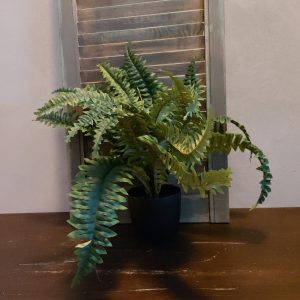 Varen kunstplant in een pot met groen blad, van het merk Countryfield.