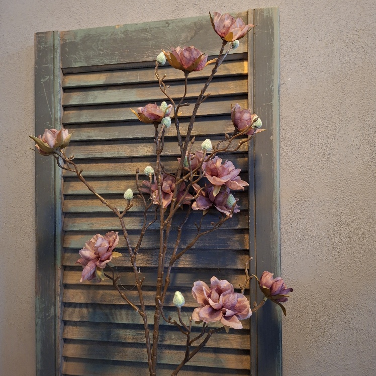 Azalea kunstbloem met bloemen in een oudroze kleur, van het merk Sylxz.