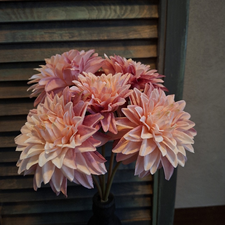 Bosje Aster kunstbloem met vijf bloemen in een roze kleur, van het merk Sylxz.
