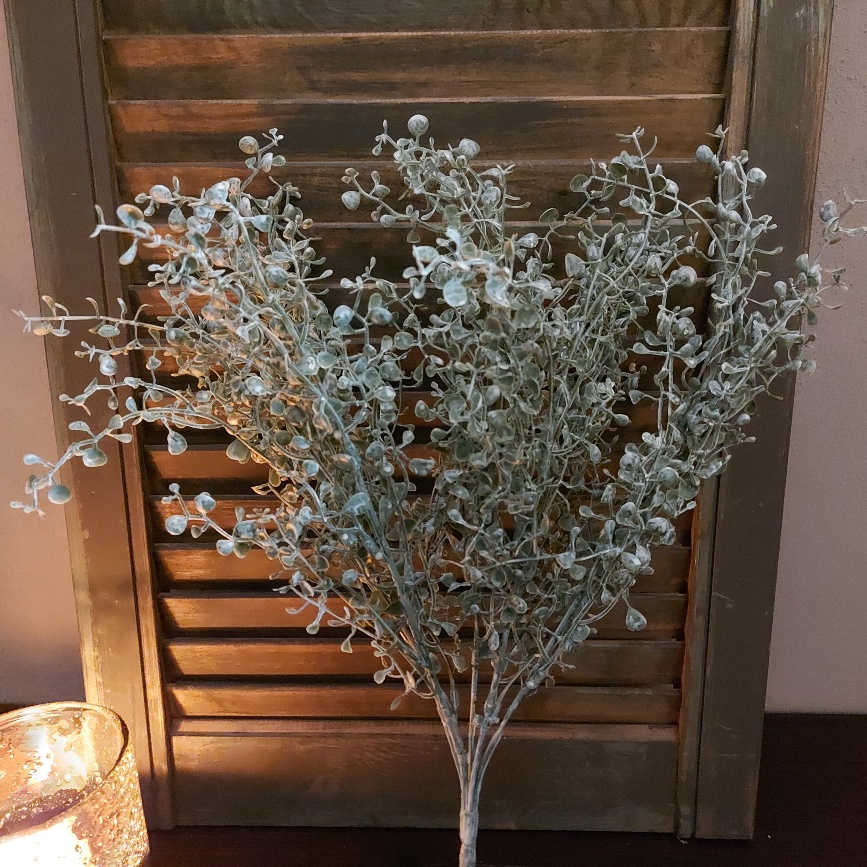 Ginkgo kunstplant met fijne grijsgroene blaadjes, van het merk Sylxz